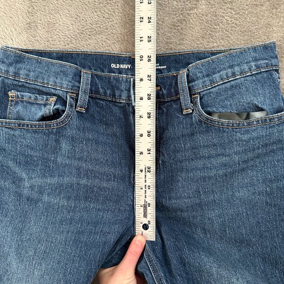 Old Navy Wow Boyfriend Mid Rise Jeans Women's size 27 4 Non-Distressed - Picture 6 of 8
